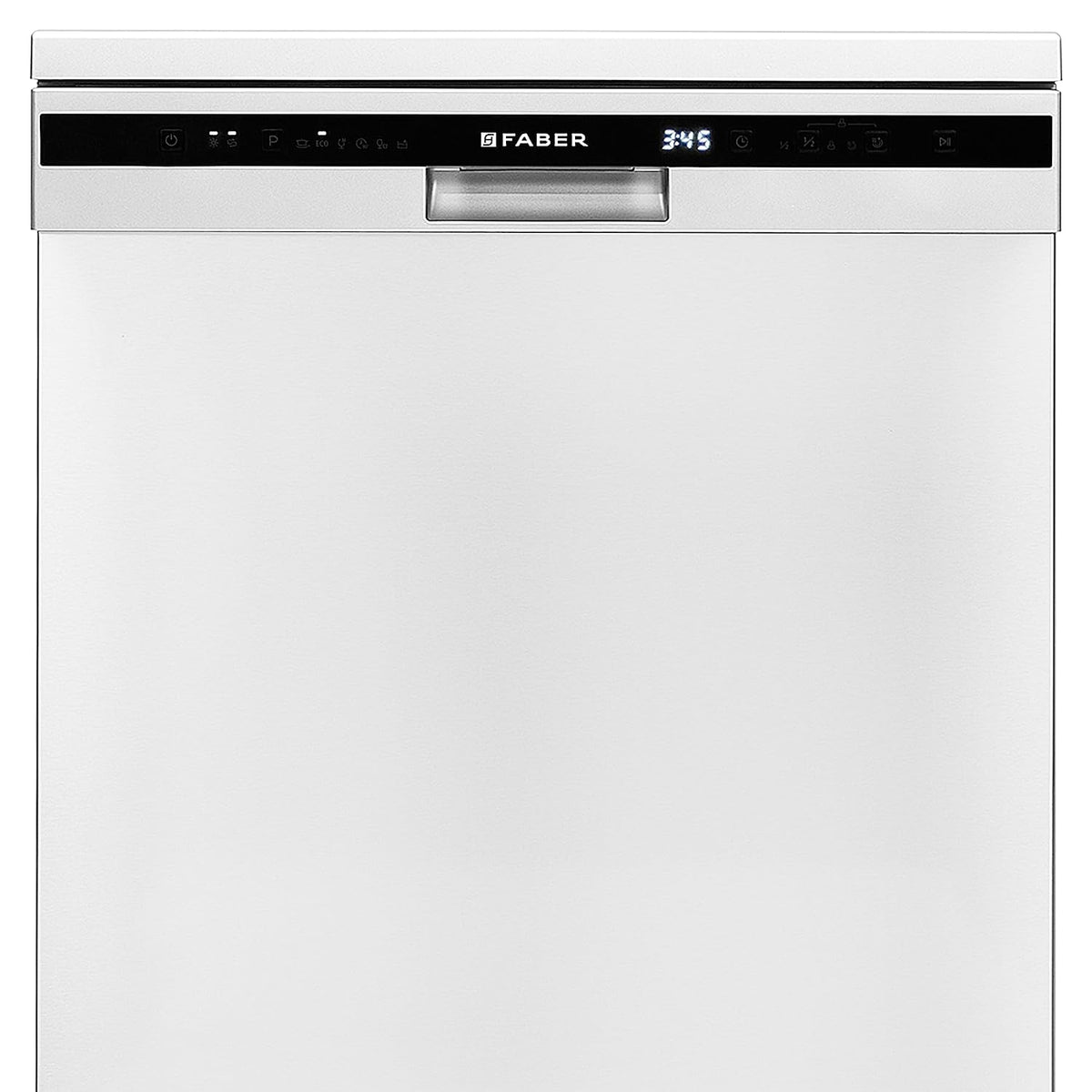 Faber 12 Place Dishwasher | 6 Wash Programs | Adjustable & Foldable Racks | Salt & Rinse Aid Indicators | Aqua Stop | En