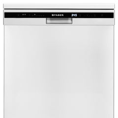 Faber 12 Place Dishwasher | 6 Wash Programs | Adjustable & Foldable Racks | Salt & Rinse Aid Indicators | Aqua Stop | En