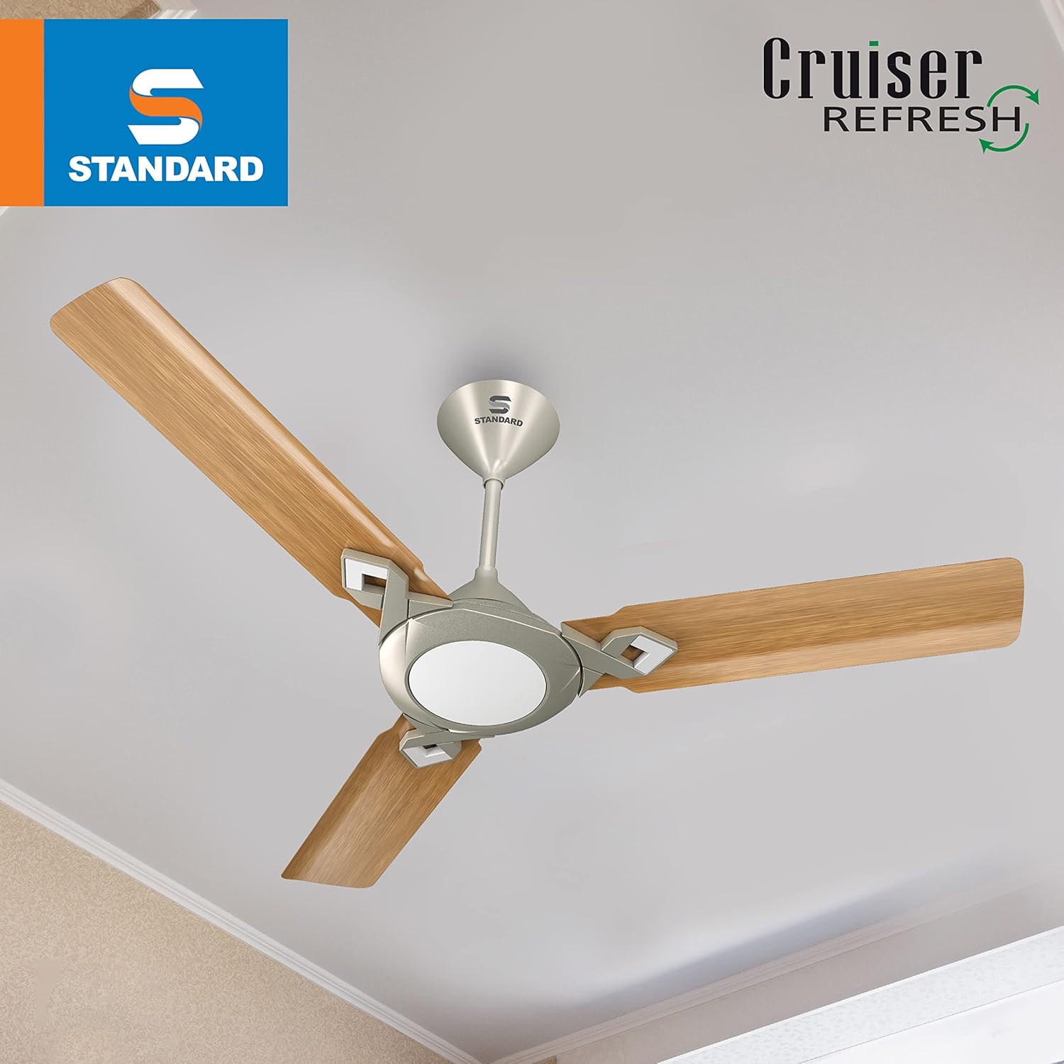 Standard Cruiser Refresh 1200mm Ceiling Fan (American Walnut)
