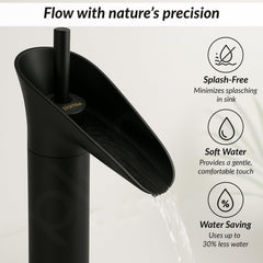Plantex Pure Brass Pillar Tap/Wash Basin Mixer Tap Hot and Cold/Single Lever Water Tap/Pillar Cock for Basin-(8307-Black)-4