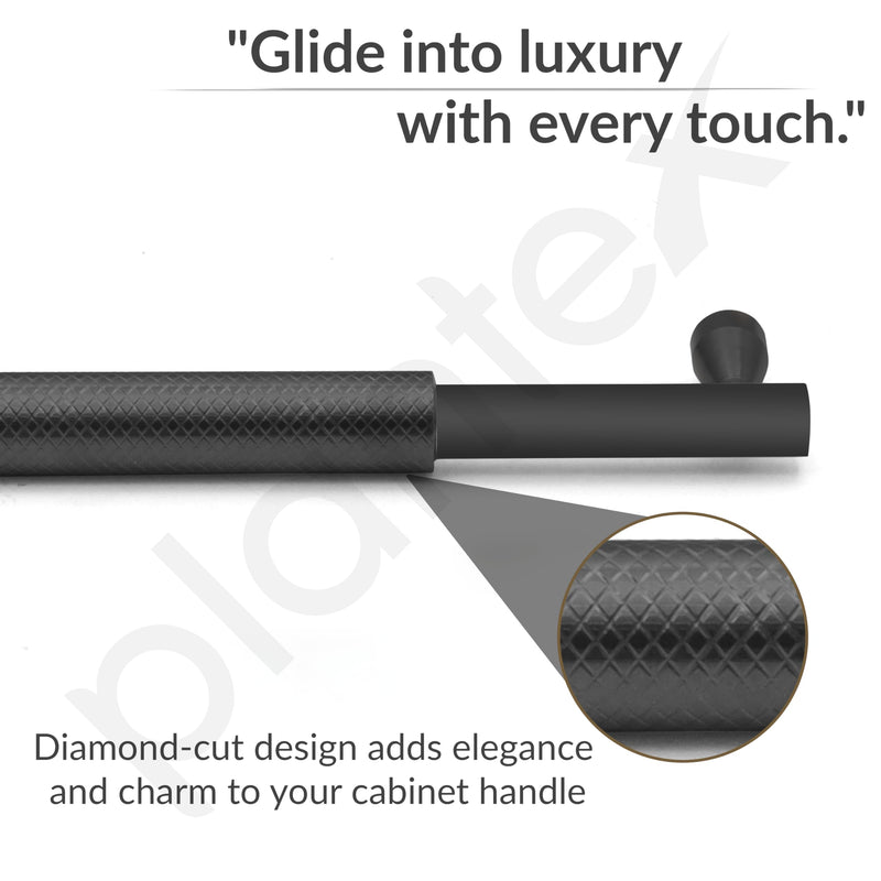 Plantex Cabinet Handle/96mm Handle for Cabinet/Wardrobe/Kitchen Handle/Door Pull-Push Handle for Home/Office - Pack of 1 (Black) (Model APS-DTC-3910)-3