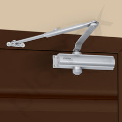 Plantex Hydraulic Automatic Door Closer/Aluminium Door Closer for Wooden Door/Soft Close Door Closer for Hotel/Home/Office - ISO 9001 Certified (MI-200, Capacity - 55 kg, Silver)-6