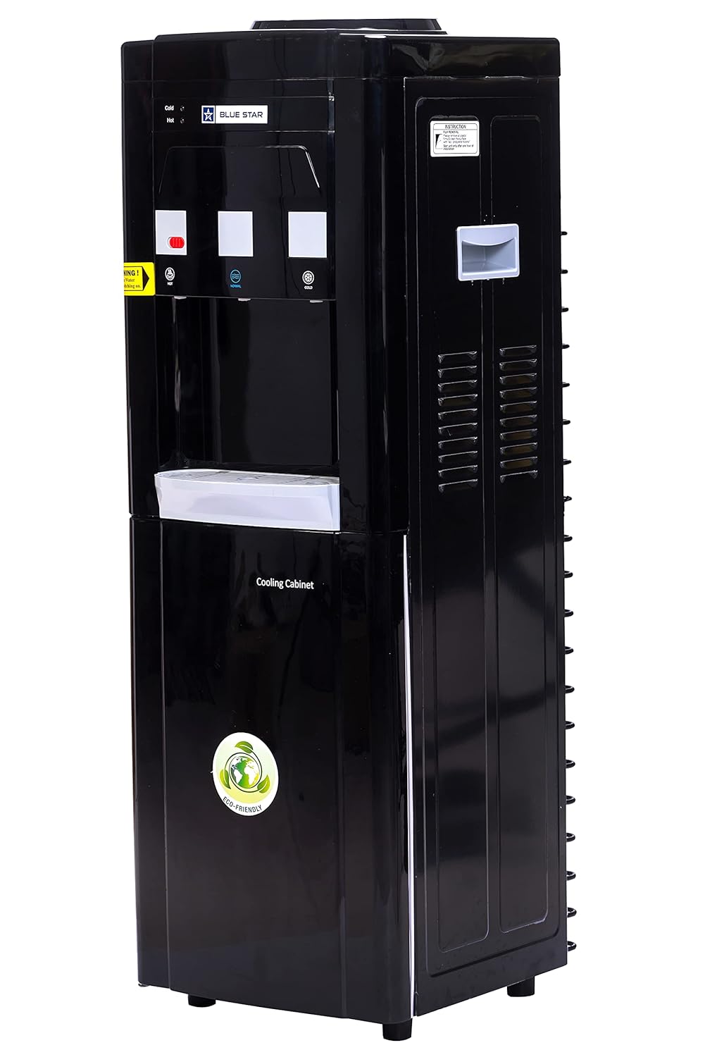 Blue Star Water Dispenser with Refrigerator - Black Color,14 Litre