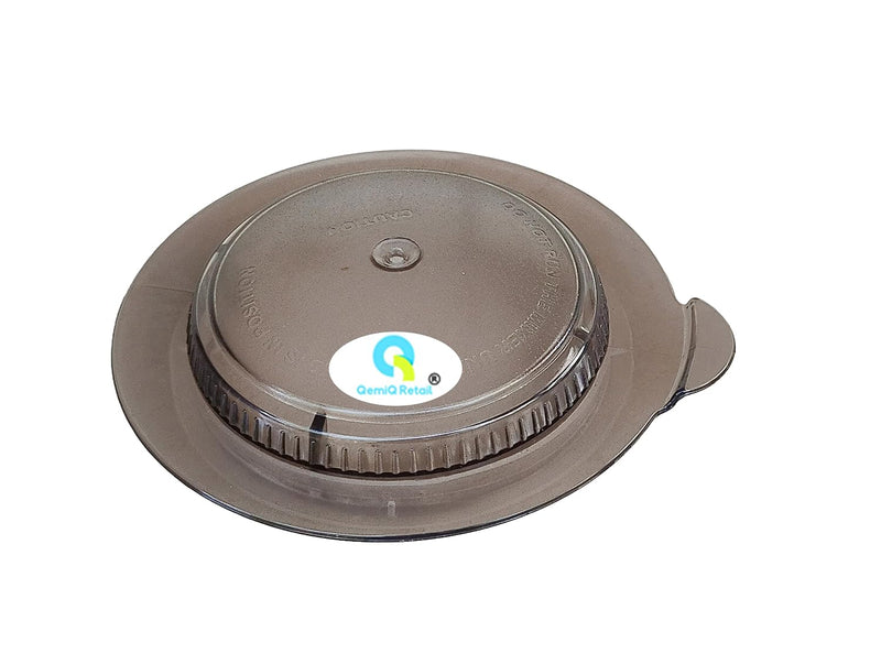 Sujata Flat Lid Cover for Medium Steel Jar, Compatible with Dynamix and Multimix Models