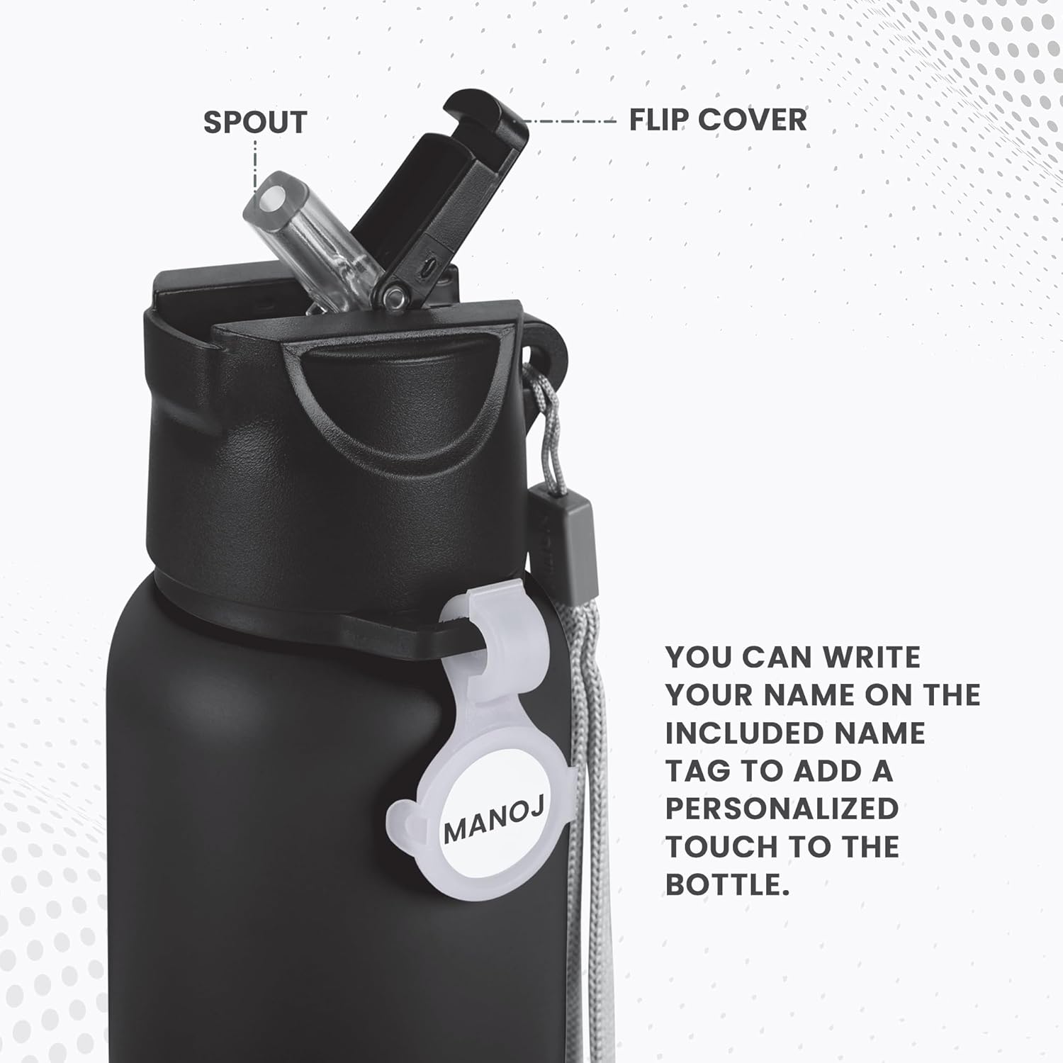 Personalized SipStar Stainless Steel Bottle (Milton)