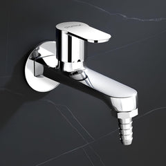Plantex Pure Brass Nozzle Bib Cock Faucet/Pipe Fitting Taps/Wall Mount Tap for Washing Machine and Garden Pipes with Teflon Tape & Wall Flange - 7 Year Manufacturer's Warranty(APS-2604)-1