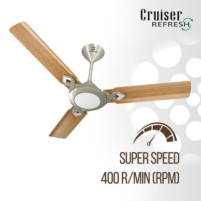 Standard Cruiser Refresh 1200mm Ceiling Fan (American Walnut)