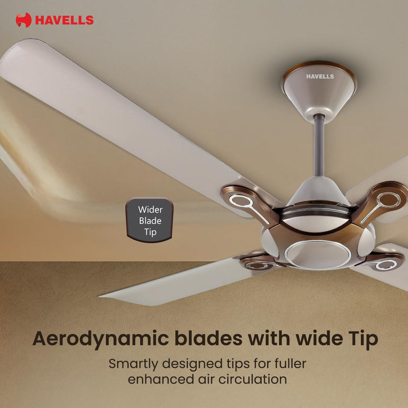 Havells Leganza 4 Blade 1200mm Ceiling Fan (Mist)-5