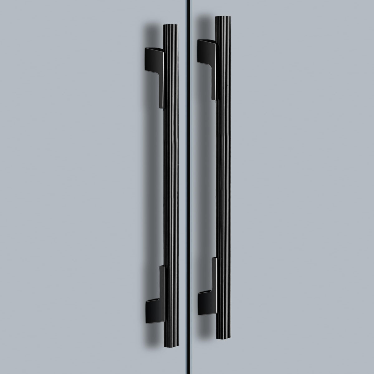 Plantex Cabinet Handle/Kitchen Cabinet Door Handle/Wardrobe/288 mm Cupboard Handle/Door Pull-Push Handle for Home/Office - Pack of 2 (Black) (Model APS-DTC-5580)-1