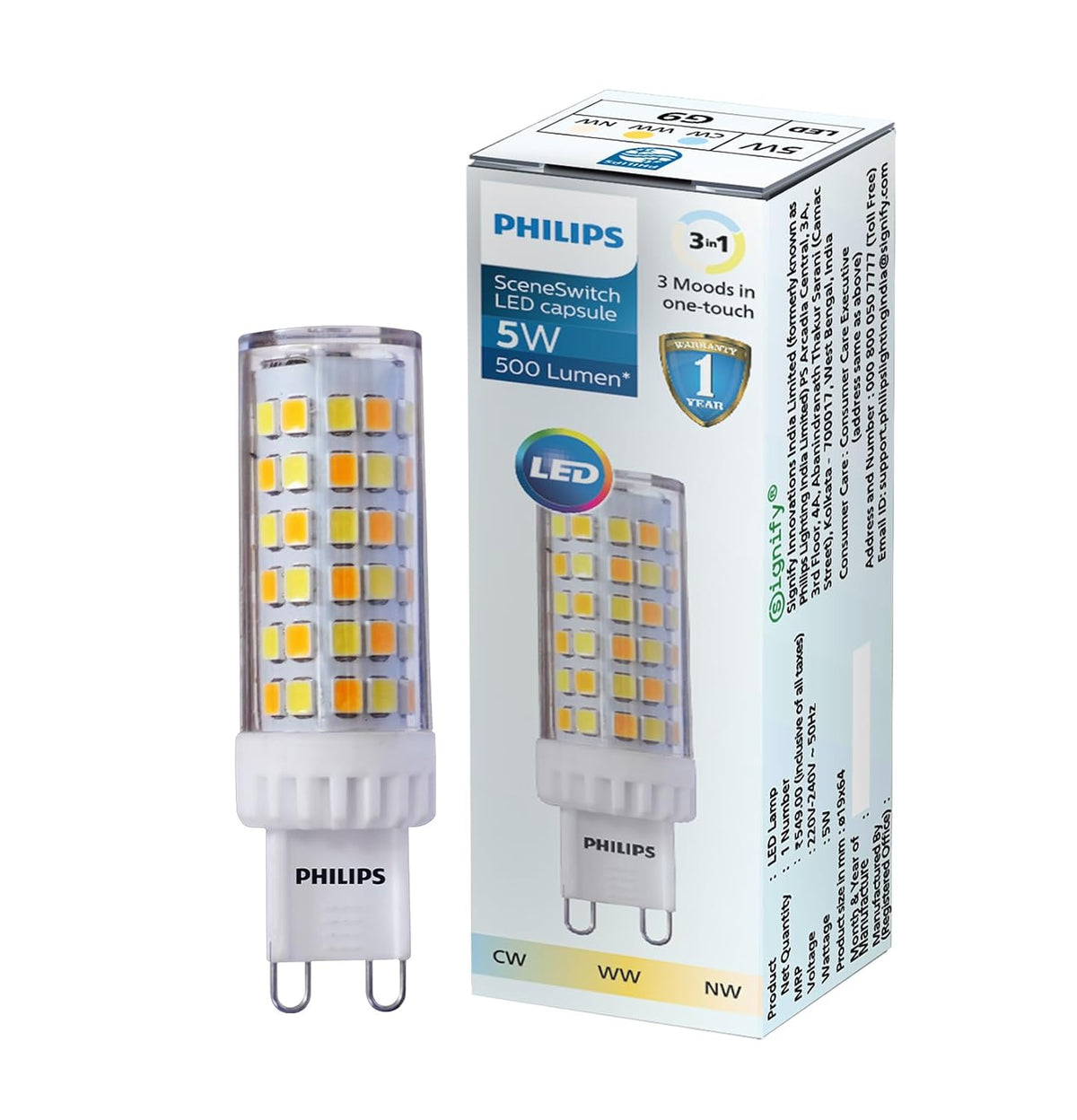 Philips G9 5-Watt Scene Switch LED Bulb