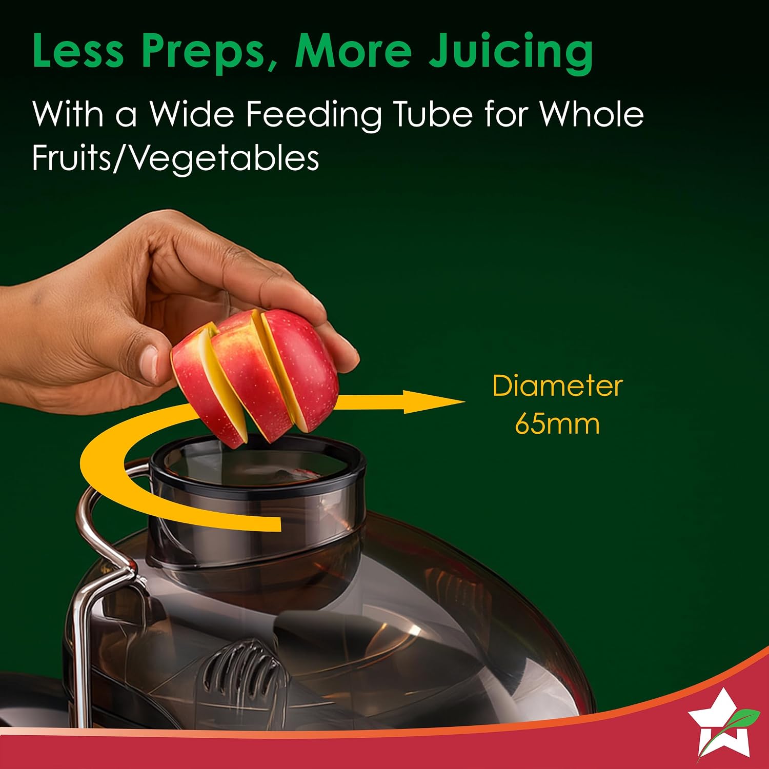 Wonderchef Venezia Centrifugal Juicer for Home | 500W | Fresh Fruit & Vegetable Juice in Seconds | Dual Speed Control | Pulp Separator for Easy Cleaning | Wide Feeding Mouth | 2-Year Warranty