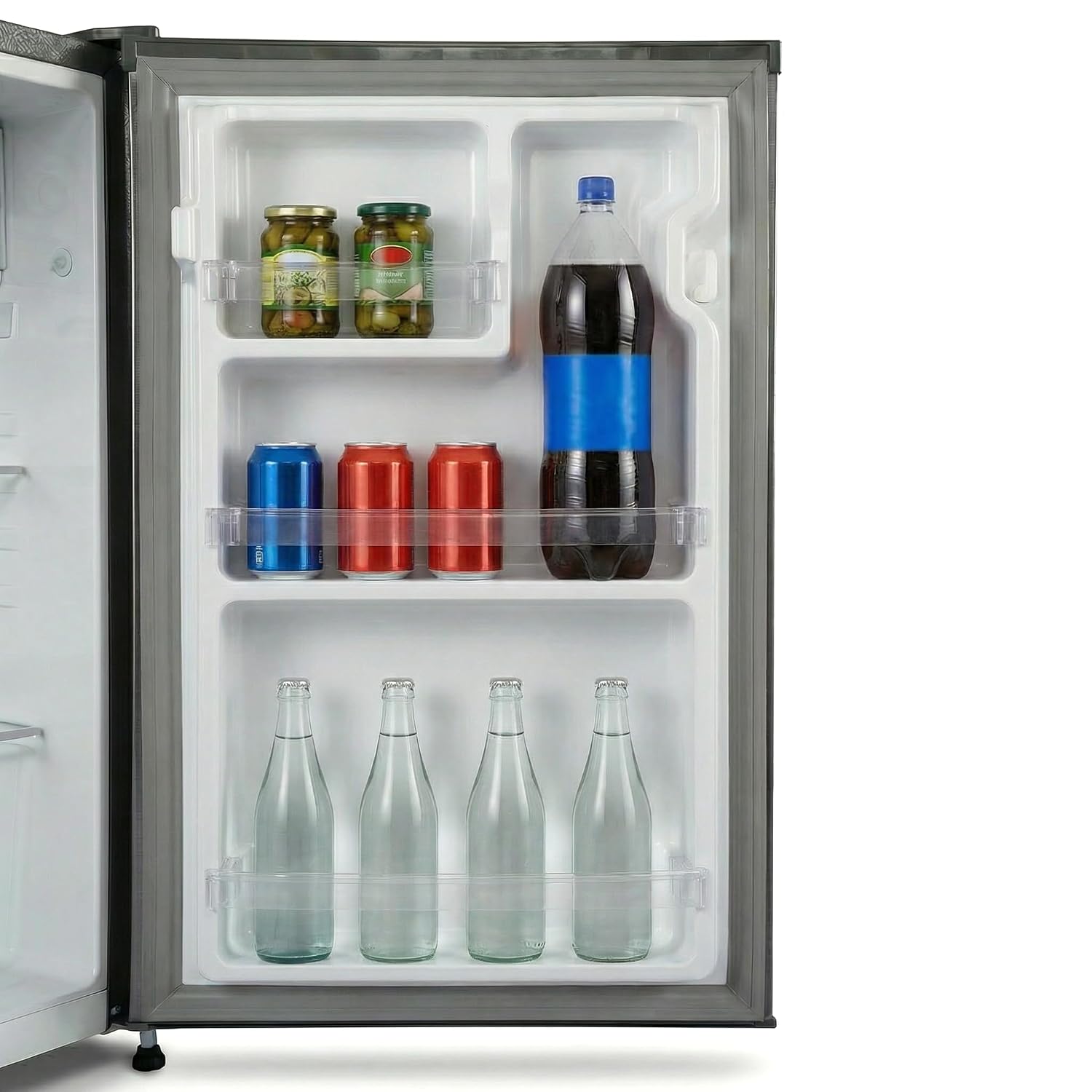 Midea 100 L 1 Star Direct Cool Single Door Mini Ref (MDRD100D1HLSS)