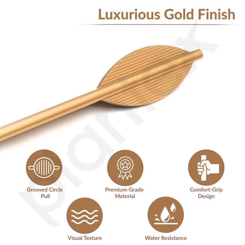 Plantex Cabinet Handle/Kitchen Cabinet Door Handle/Wardrobe/288 mm Cupboard Handle/Door Pull-Push Handle for Home/Office - Pack of 2 (Gold) (Model APS-DTC-5590)-2