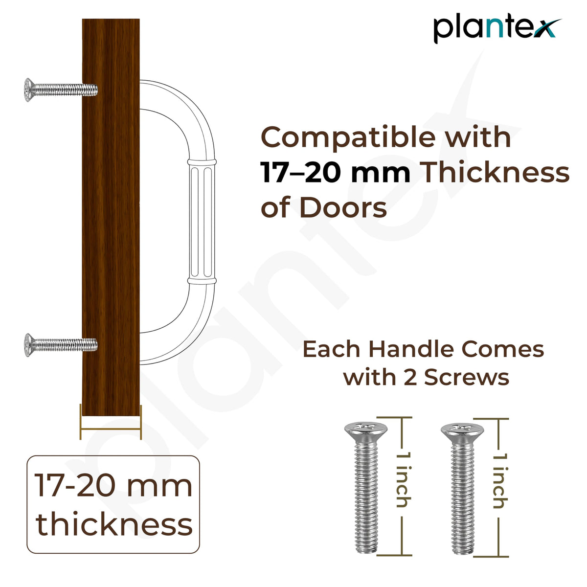 Plantex Cabinet Handle/96mm Handle for Drawer/Wardrobe/Kitchen Handle/Pull-Push Handle for Home/Office - Pack of 1 (Brass Antique Copper)-5
