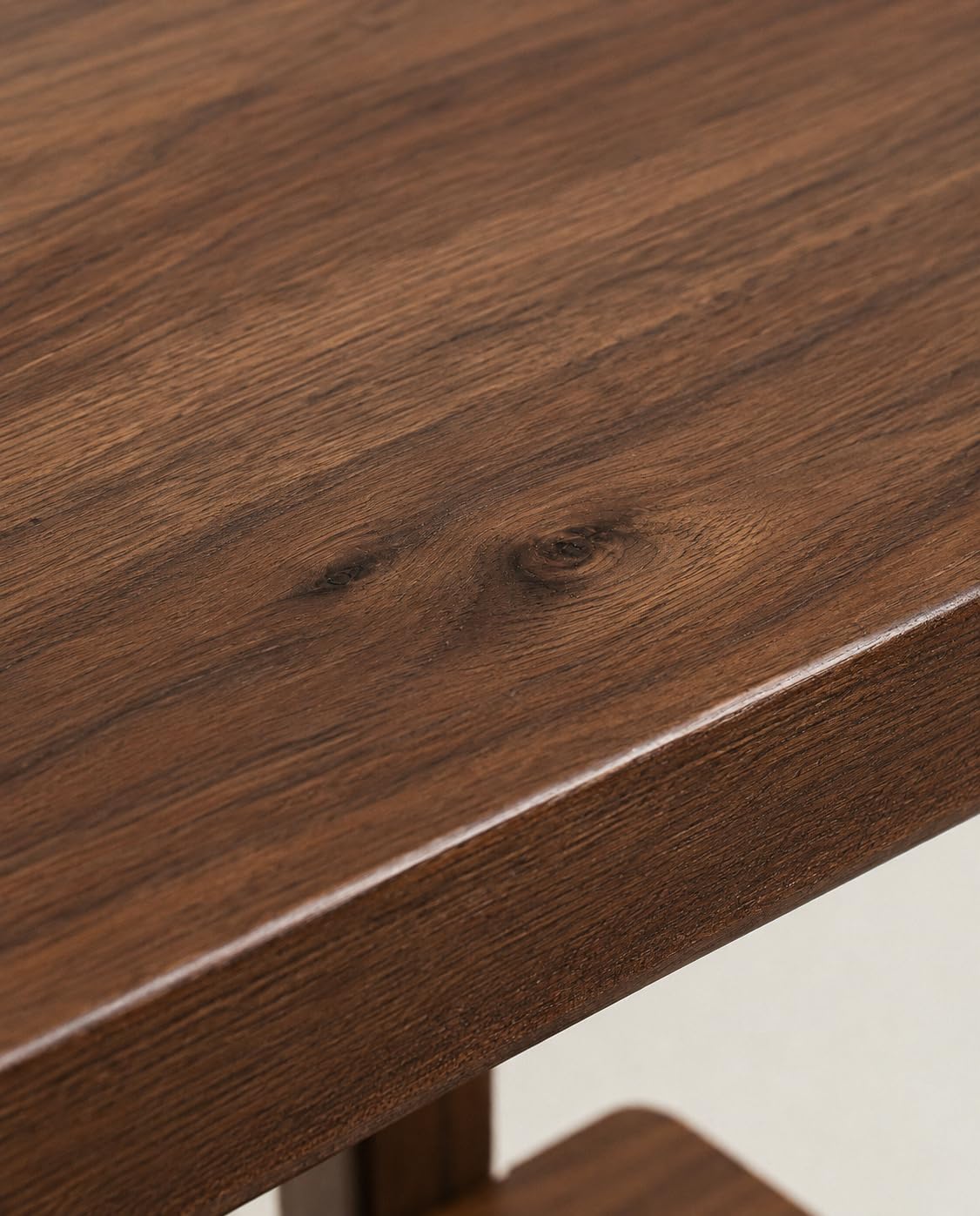 Solid Sheesham Wood C Shape Side Table for Living Room | Modern Sofa End Table | Wooden Laptop Table for Bed | 