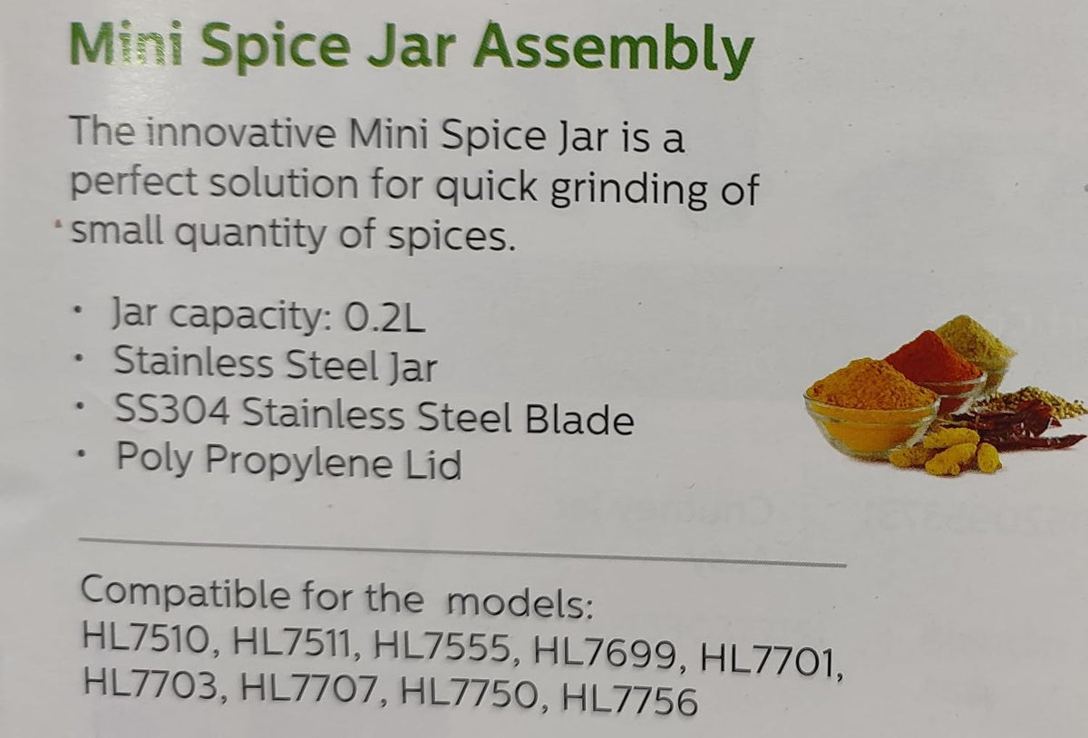 Philips HL7510 Chutney Jar Assembly