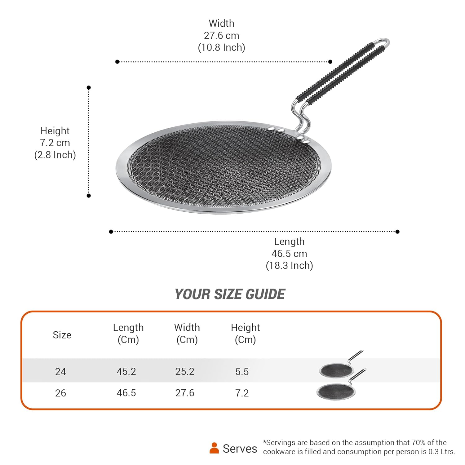Concave Tawa Honeycomb - (Pro Cook By Milton)