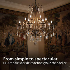 Philips 4W LED Frosted Candle Bulb