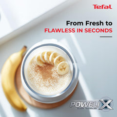 Tefal Blend Up,1000 watt,Powerful Blender, Quiet Mode, 6 Powelix Blades,8 Preset Programmes, Auto Cleaning,2Durable Bottles 0.7L & 0.4L, Smoothies, Protein Shakes, Cocktails, 2 yrs warranty