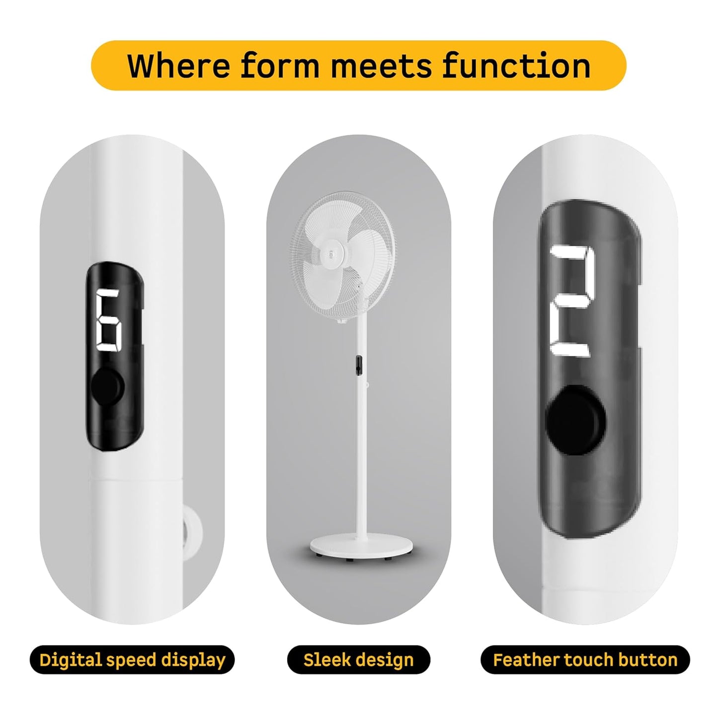 atomberg Izar Hi-Speed 400mm Pedestal Fan |Ideal for Home & Office |105W| High speed -2200 RPM | 6 Speeds | Remote with Oscillation, Timer, Sleep | 2 years Warranty (Snow White)