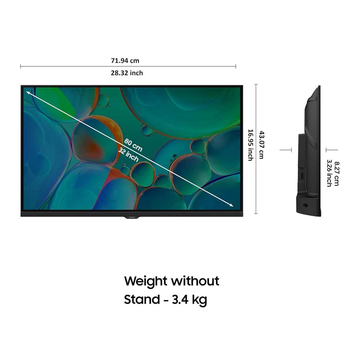 Samsung 32 inch (80cm) HD Smart LED 2026 TV (UA32H4650FUXXL)-5
