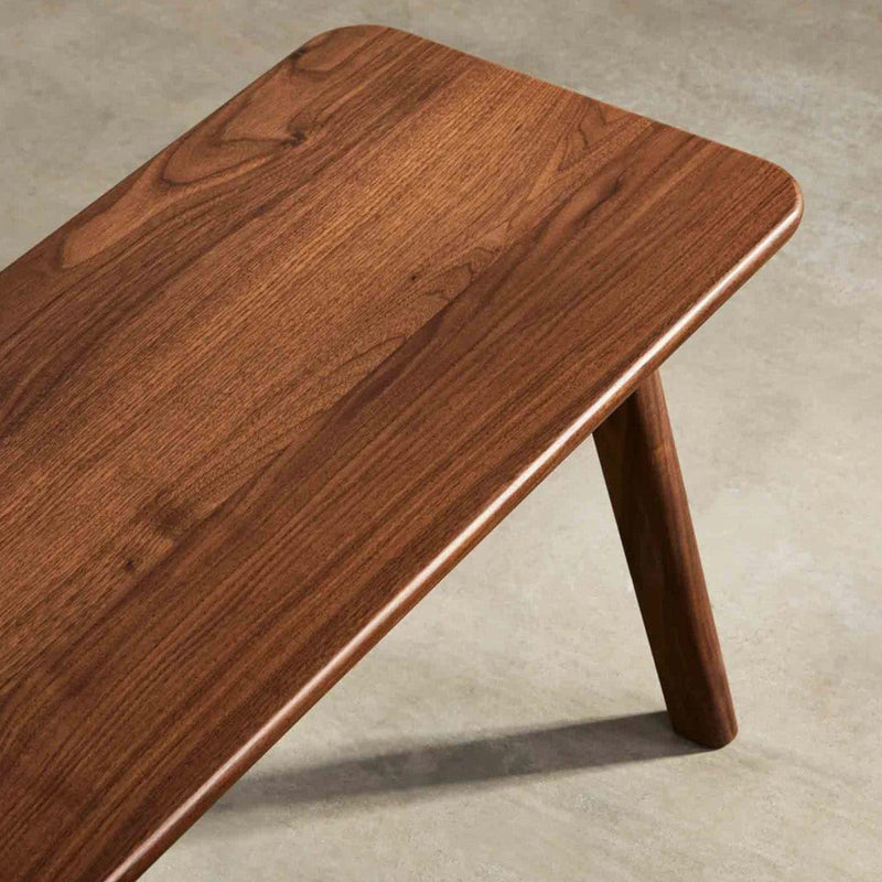Living Room Benches | Wooden Upholstered Seating for Home and Office | Solid Wood Bench for Dining Table | Indo