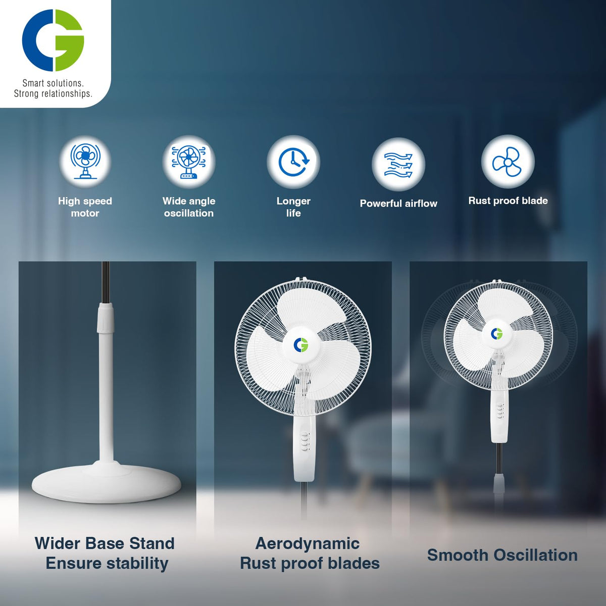CG VHEG Pedestal Fan 400mm-4
