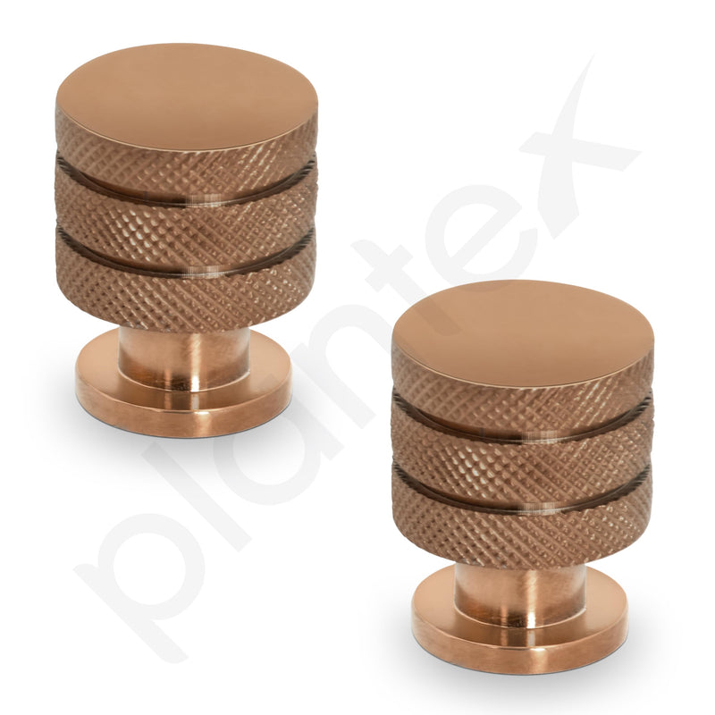 Plantex Knobs for Drawer/Drawer Knobs/Cabinet Knobs/Drawer knobs Handle/Pull-Push Knobs for Home/Office Drawers - Pack of 3 (Rose Gold)-3