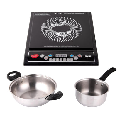 Pigeon by Stovekraft Brio Plus Induction Stove 2100 Watts for Fast and Easy Cooking