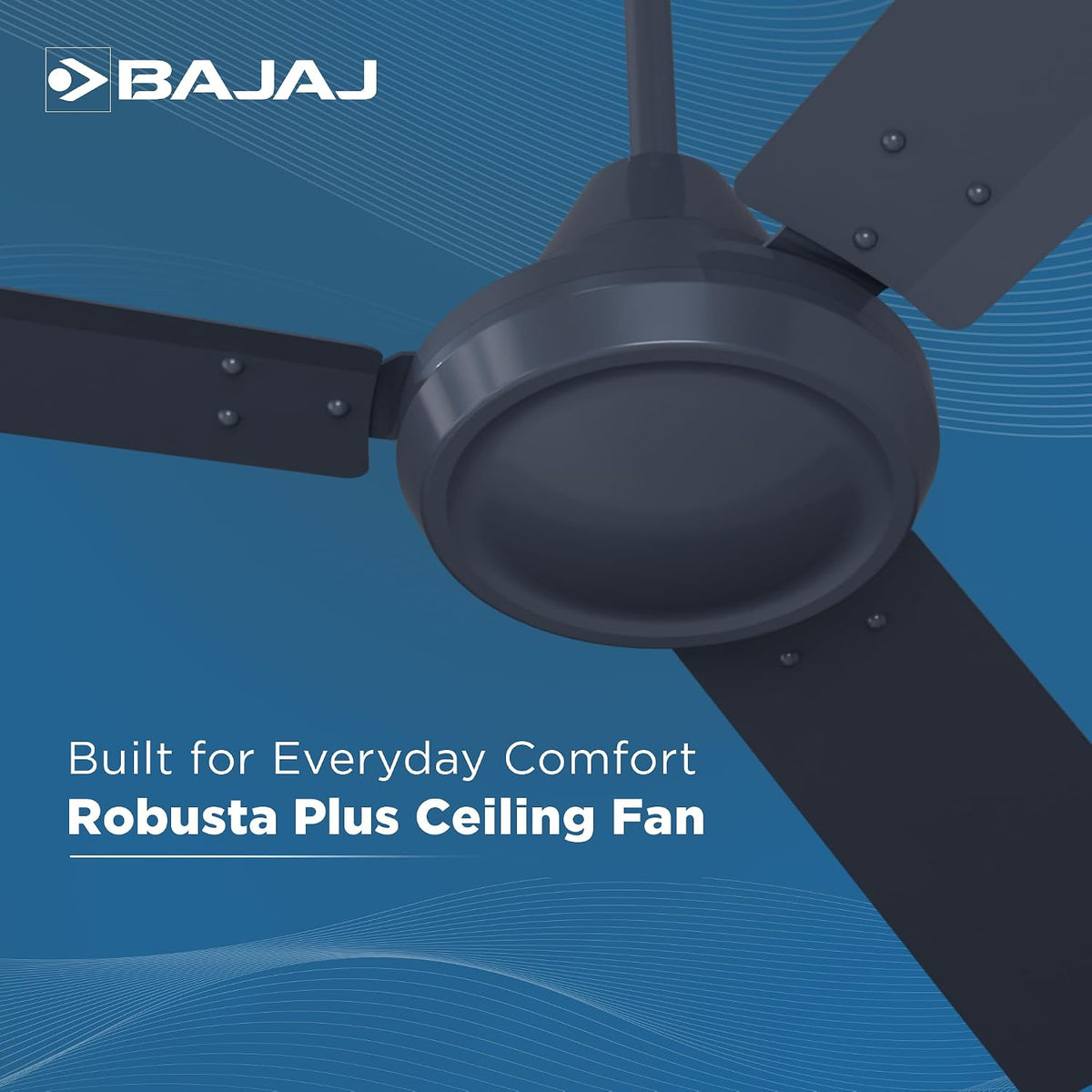 Bajaj Robusta Plus 1200 mm Ceiling Fan (Marathon Blue)-3
