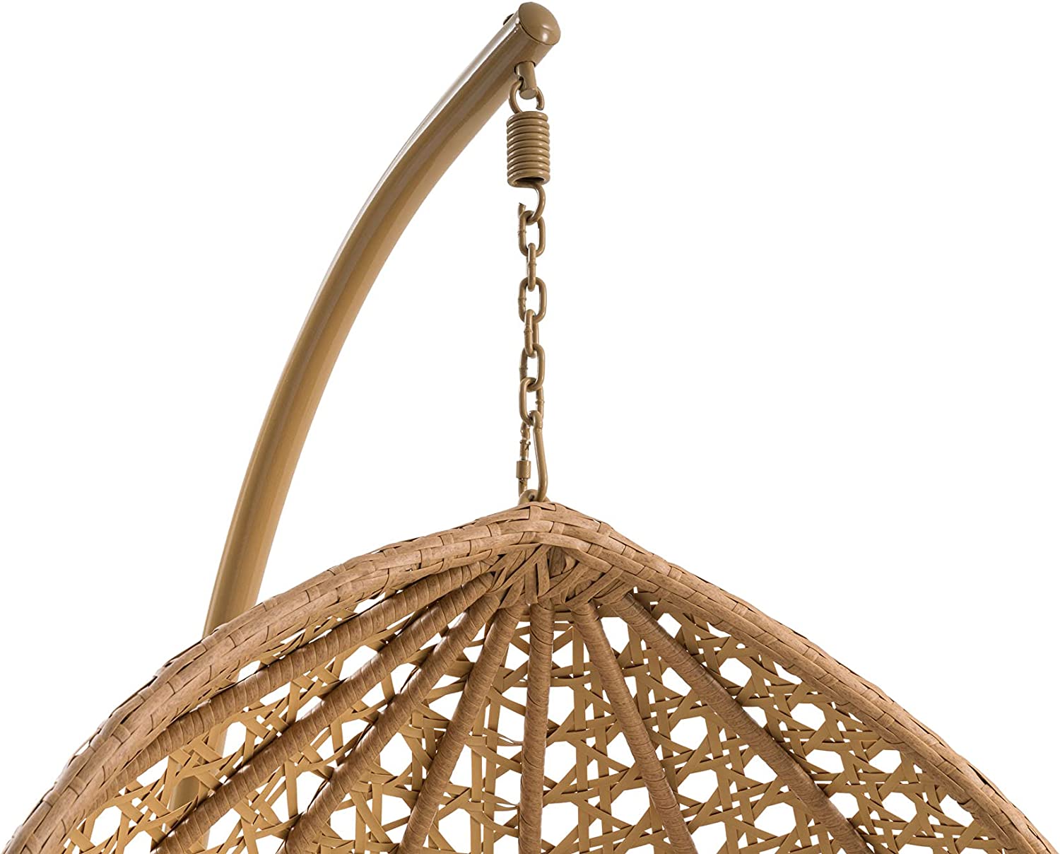 Elliott Single Seater Hanging Swing With Stand For Balcony , Garden
