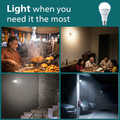 Philips 10W B22D LED Emergency Inverter Bulb (Cool Day Light/Crystal White, Pack of 1)