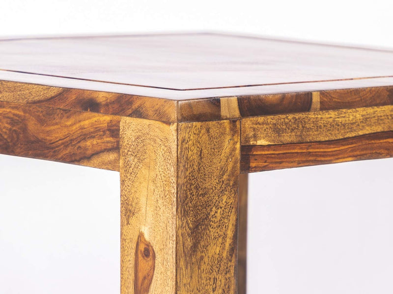 Solid Sheesham Wood Coffee Table/Centre Table - Teak Finish