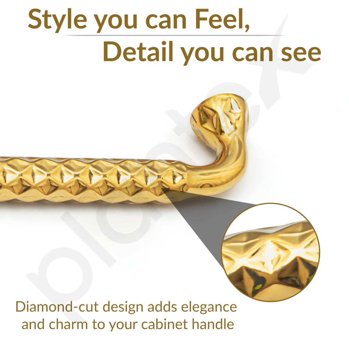 Plantex Cabinet Handle/288mm Handle for Cabinet/Door Pull-Push Handle for Home/Office - Pack of 1 (Gold) (Model APS-DTC-3710)-4