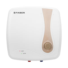 Faber Helios 15L Storage Water Heater | 5★ BEE | Auto Cutout | Warranty:5Y Tank,2Y Element & Product|8 Bar| Glassline Co