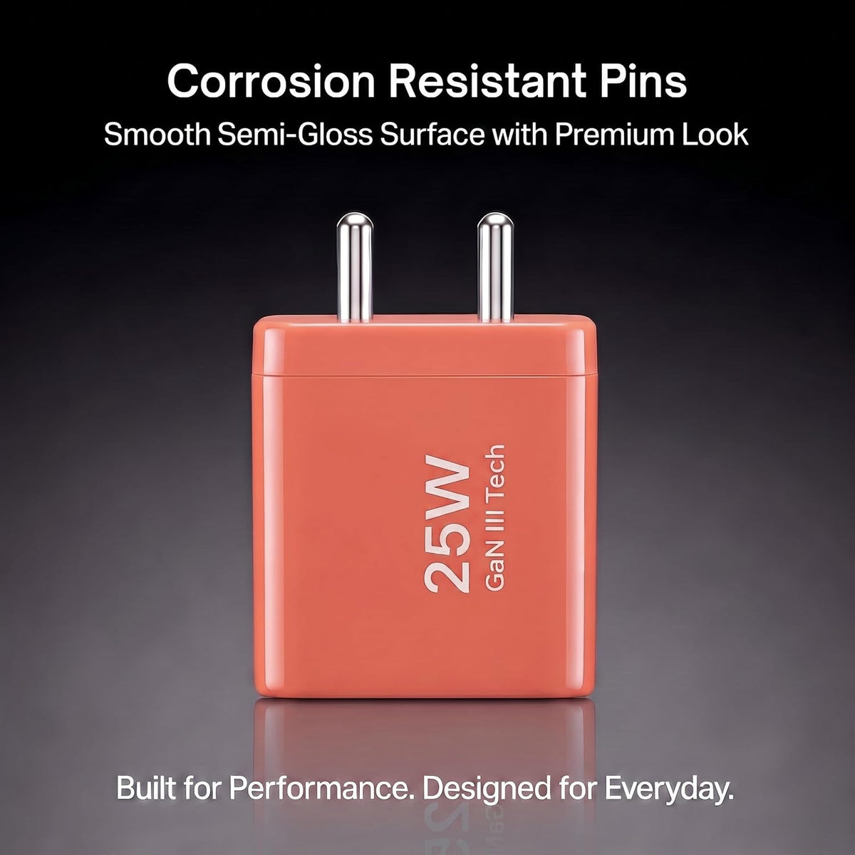 Philips DLP4321NO/94 Gen III Tech 25W Fast Charging Wall Charger (Coral Reef)
