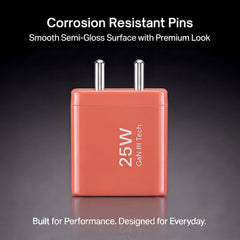 Philips DLP4321NO/94 Gen III Tech 25W Fast Charging Wall Charger (Coral Reef)