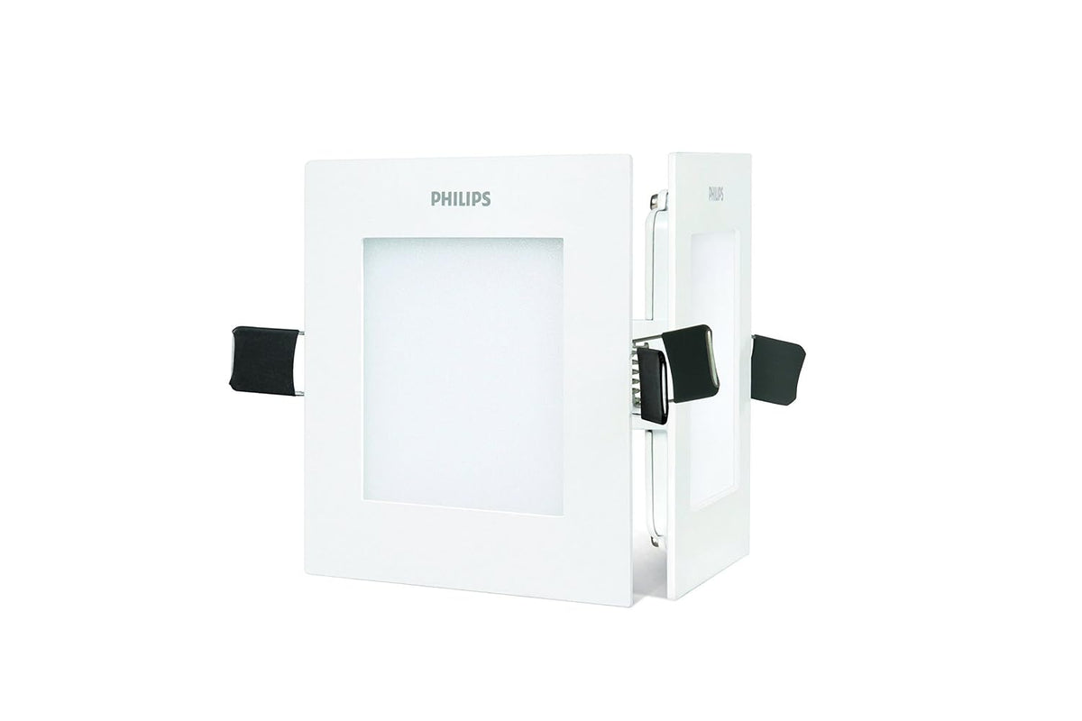 Philips Ultra Slim Plus 7-Watt Recessed LED Panel (Warm White, Square)