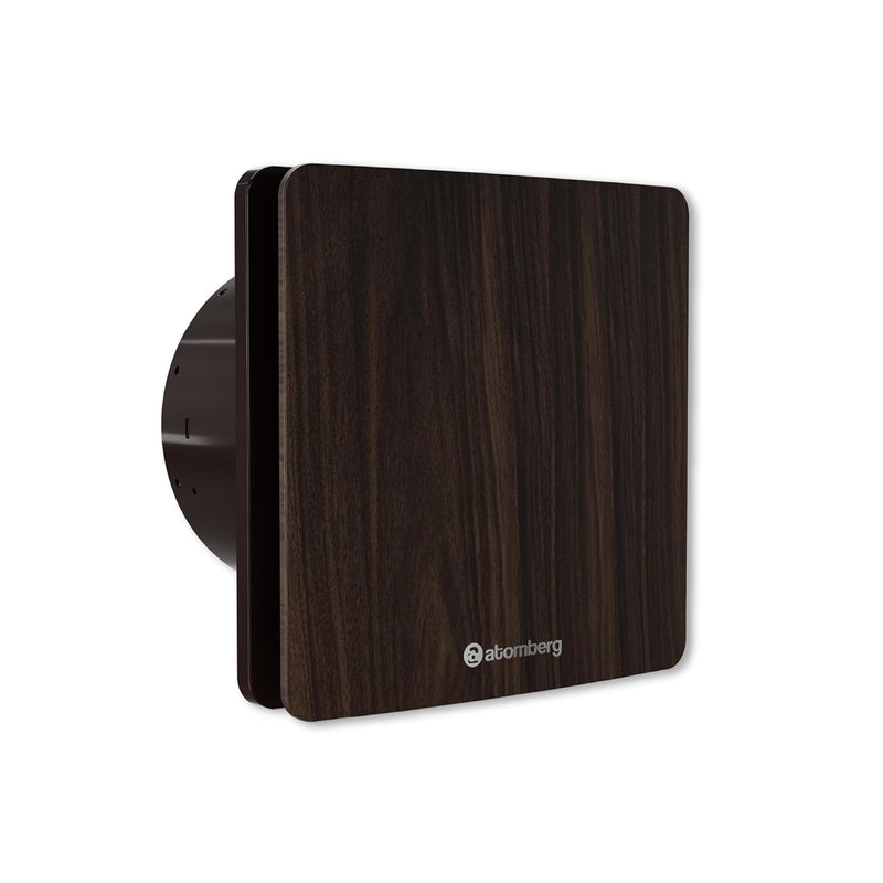 atomberg Studio Exhaust 6 Inches | Suitable for Bathroom, Kitchen | BLDC Motor | Easy to Clean | 2 Year Warranty (Dark Wood)