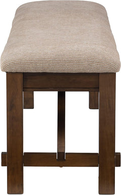 Solid Sheesham Rustic Wooden Bench for Garden | Indoor Seating | Living Room | Kitchen | Home | Bedroom 60" L x