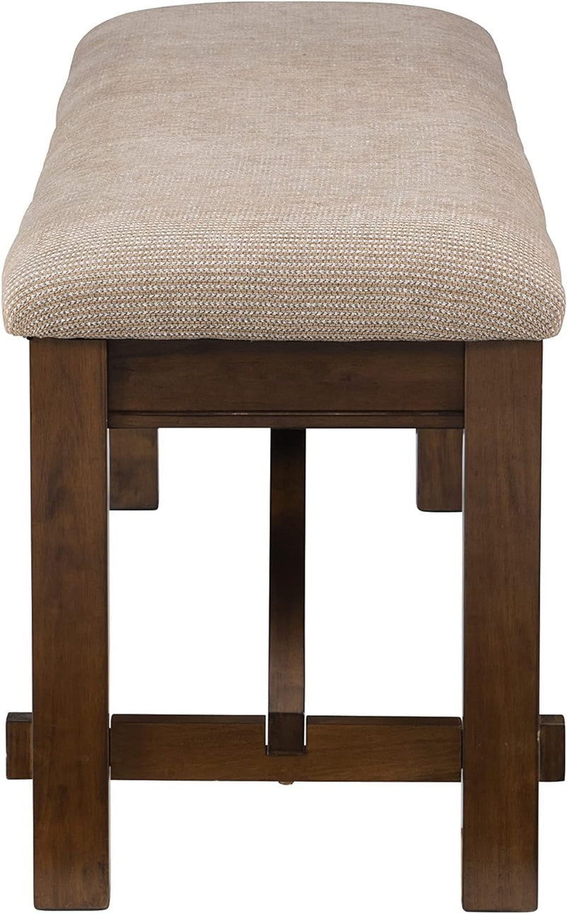 Solid Sheesham Rustic Wooden Bench for Garden | Indoor Seating | Living Room | Kitchen | Home | Bedroom 60" L x