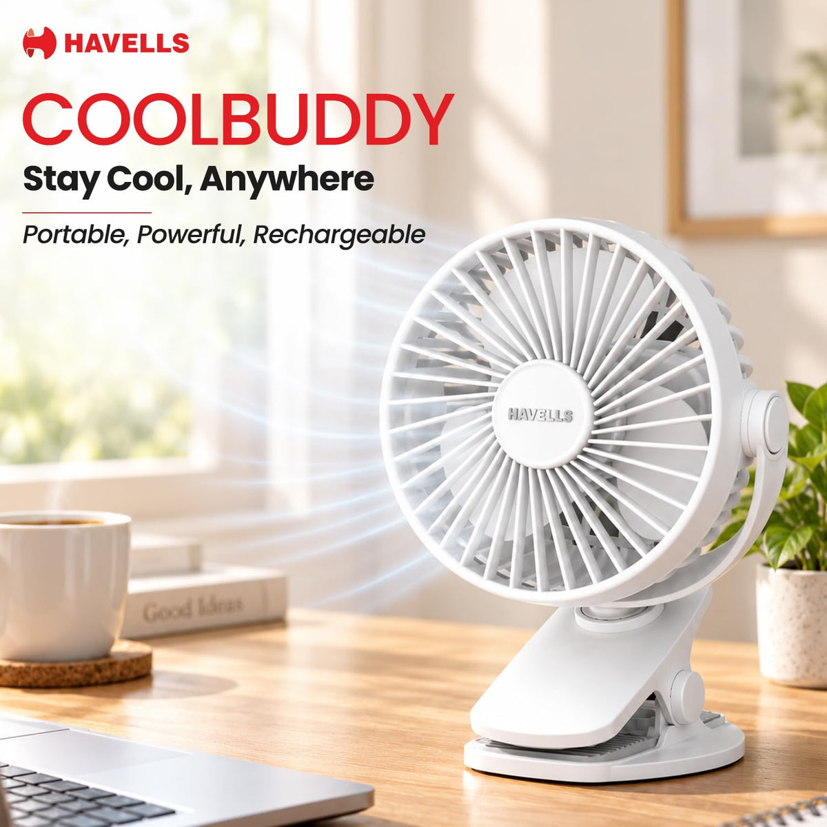 Havells COOLBUDDY Personal Rechargeable Fan-2
