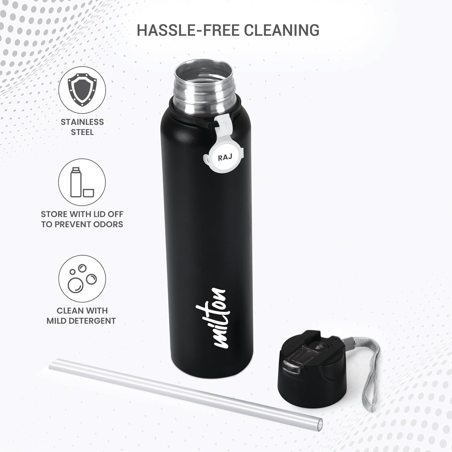 Personalized SipStar Stainless Steel Bottle (Milton)