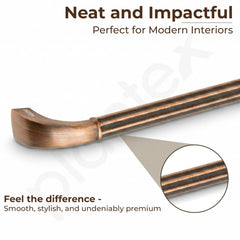 Plantex Cabinet Handle/128mm Handle for Wardrobe/Kitchen Handle/Pull-Push Handle for Home/Office - Pack of 1 (Brass Antique Copper)-4