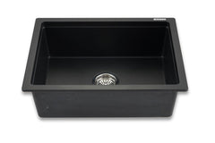 Faber Verona Ingranite24"X18"Single Bowl Sink|Includes Plumbing Waste Kit|25 Years Warranty|Silent,Scratch,Dent&Heat Res