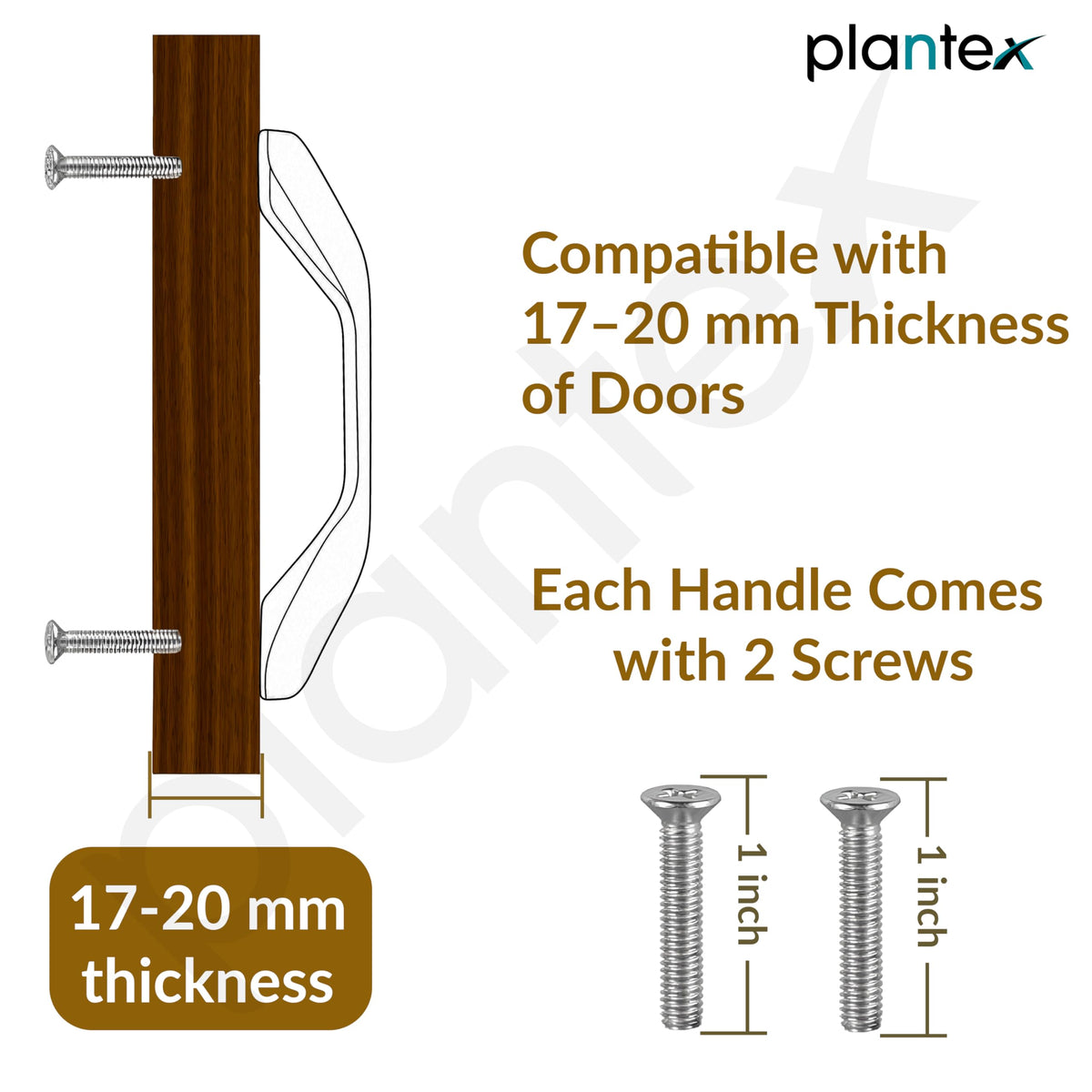 Plantex Cabinet Handle/160mm Handle for Wardrobe/Kitchen Handle/Pull-Push Handle for Home/Office - Pack of 1 (Gold)-5
