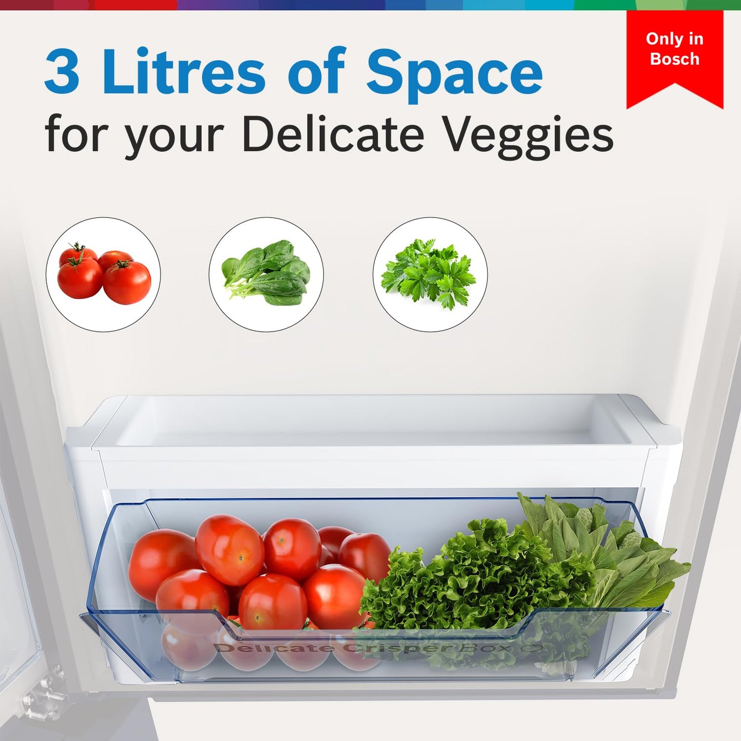 Bosch 226 L, 4 Star, Single Door Direct Cool Refrigerator with Pedestal Storage (CST22U14PI, 2.5X Faster Cooling, Cool Bottle Zone, 18 Hour Cooling Retention, Dark Lake)