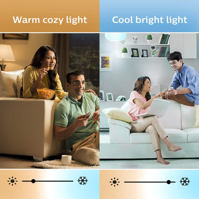 Philips Glint Single Head 9-Watt Smart Wiz Wi-Fi Enabled LED Wall Light/Wall Lamp for Bedroom, Living Room