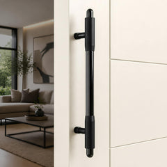 Plantex 12 Inch Main Door Handle/Pull-Push Handle for Main Door/Stainless Steel Handle for Home&Office/Hotel - Pack of 1 (Z-Black & PVD Black)-1