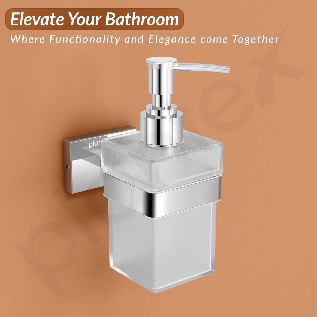 Plantex Stainless Steel Liquid Soap Dispenser/Shampoo Dispenser/Hand Wash Bathroom Accessories - Nexa (Chrome)-6